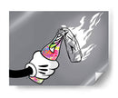 Color Molotov Mouse - David Aste | Cuadro decorativo de Canvas Lab