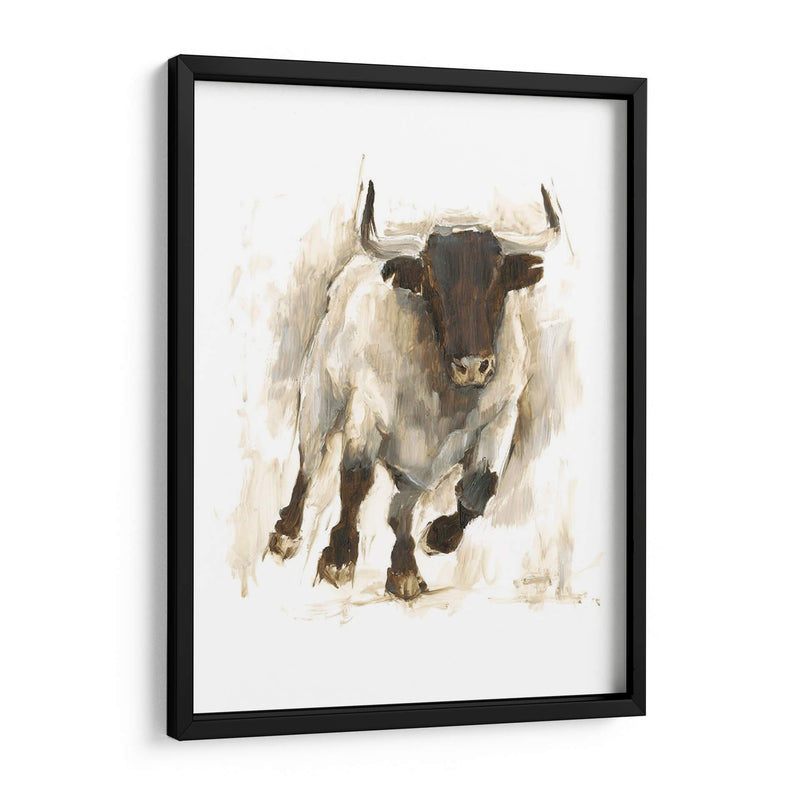 Toro Rústico I - Ethan Harper | Cuadro decorativo de Canvas Lab