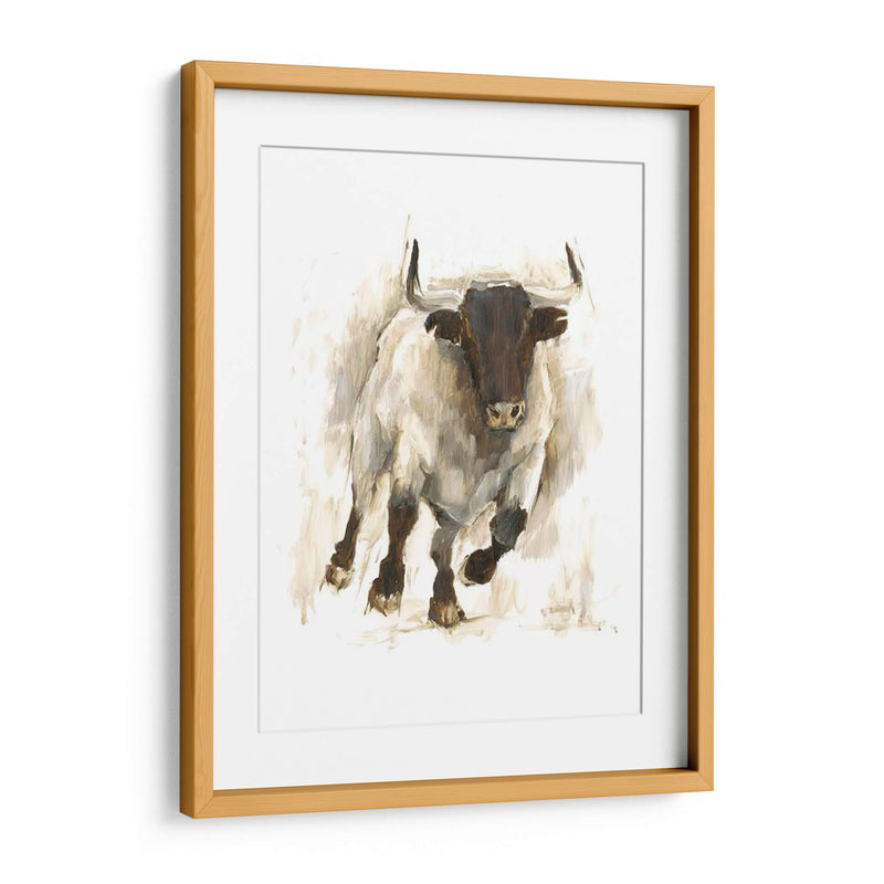 Toro Rústico I - Ethan Harper | Cuadro decorativo de Canvas Lab