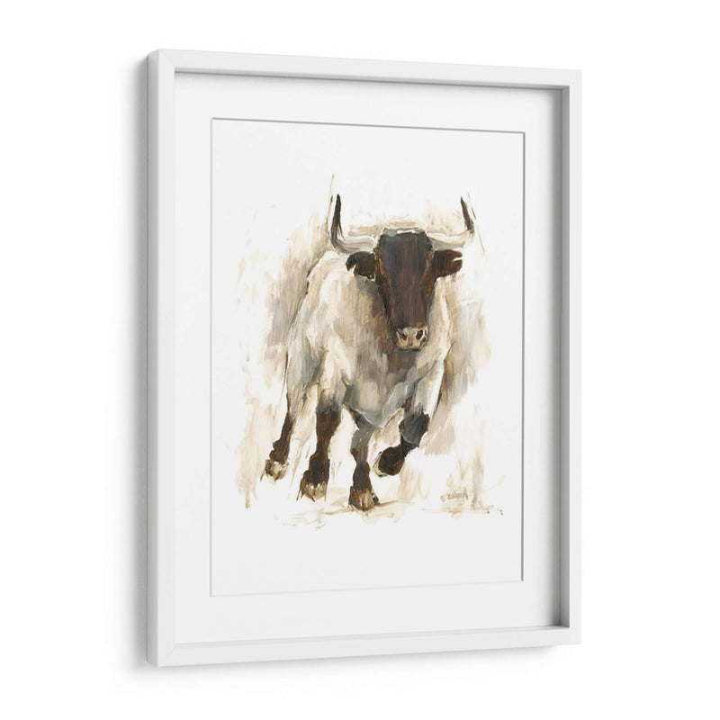 Toro Rústico I - Ethan Harper | Cuadro decorativo de Canvas Lab