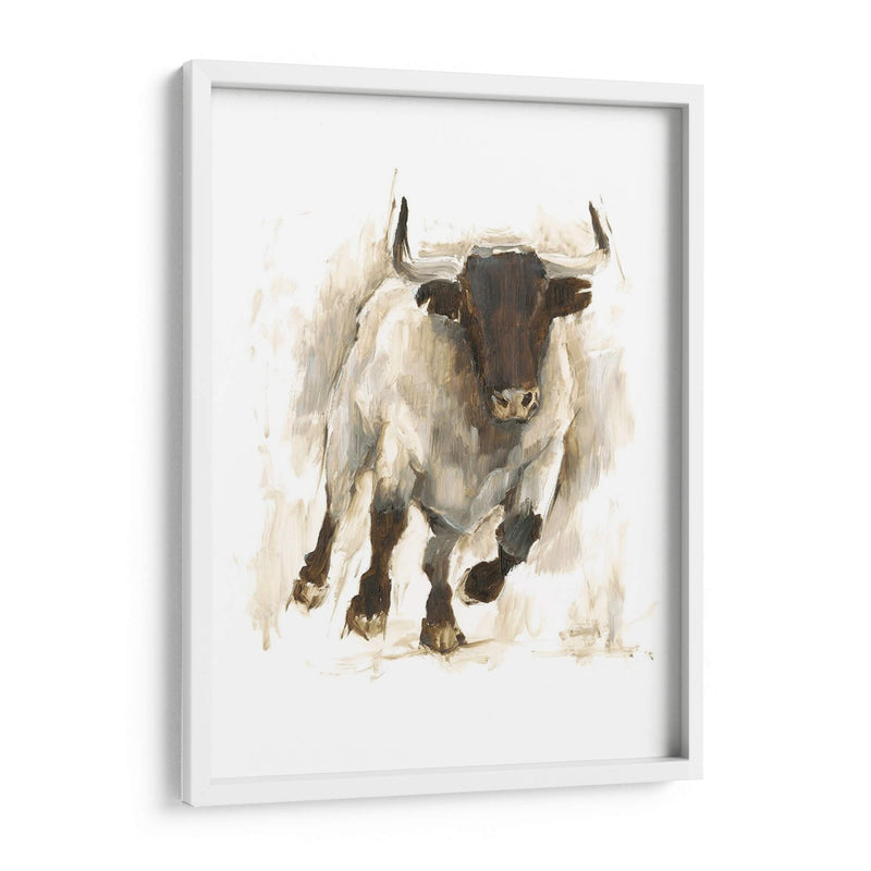 Toro Rústico I - Ethan Harper | Cuadro decorativo de Canvas Lab