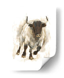 Toro Rústico I - Ethan Harper | Cuadro decorativo de Canvas Lab