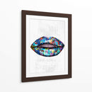 Graffiti Lips - Fake Classics | Cuadro decorativo de Canvas Lab