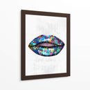Graffiti Lips - Fake Classics | Cuadro decorativo de Canvas Lab