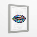 Graffiti Lips - Fake Classics | Cuadro decorativo de Canvas Lab