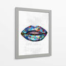 Graffiti Lips - Fake Classics | Cuadro decorativo de Canvas Lab
