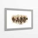 Rebaño De Bisonte I - Ethan Harper | Cuadro decorativo de Canvas Lab