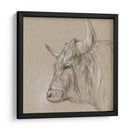 Bison Sketch Ii - Melissa Wang | Cuadro decorativo de Canvas Lab