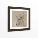 Bison Sketch Ii - Melissa Wang | Cuadro decorativo de Canvas Lab
