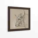 Bison Sketch Ii - Melissa Wang | Cuadro decorativo de Canvas Lab