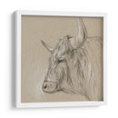 Bison Sketch Ii - Melissa Wang | Cuadro decorativo de Canvas Lab