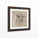 Boceto Longhorn I - Melissa Wang | Cuadro decorativo de Canvas Lab