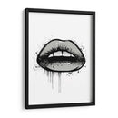 2D Lips - Line Art | Cuadro decorativo de Canvas Lab