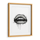 2D Lips - Line Art | Cuadro decorativo de Canvas Lab