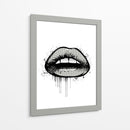 2D Lips - Line Art | Cuadro decorativo de Canvas Lab