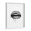 2D Lips - Line Art | Cuadro decorativo de Canvas Lab