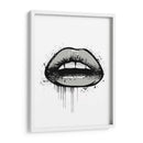 2D Lips - Line Art | Cuadro decorativo de Canvas Lab