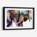 Familia de Elefantes - Hue Art | Cuadro decorativo de Canvas Lab