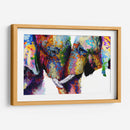 Familia de Elefantes - Hue Art | Cuadro decorativo de Canvas Lab