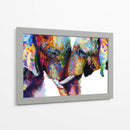 Familia de Elefantes - Hue Art | Cuadro decorativo de Canvas Lab