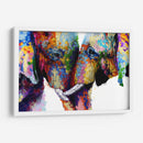 Familia de Elefantes - Hue Art | Cuadro decorativo de Canvas Lab