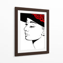 Audrey Hepburn Lines - Line Art | Cuadro decorativo de Canvas Lab