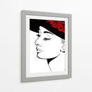 Audrey Hepburn Lines - Line Art | Cuadro decorativo de Canvas Lab