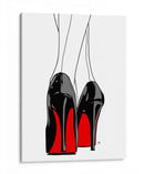 Red Bottoms Lines - Line Art | Cuadro decorativo de Canvas Lab