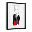 Red Bottoms Lines - Line Art | Cuadro decorativo de Canvas Lab