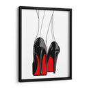 Red Bottoms Lines - Line Art | Cuadro decorativo de Canvas Lab