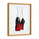 Red Bottoms Lines - Line Art | Cuadro decorativo de Canvas Lab