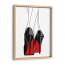Red Bottoms Lines - Line Art | Cuadro decorativo de Canvas Lab