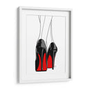 Red Bottoms Lines - Line Art | Cuadro decorativo de Canvas Lab