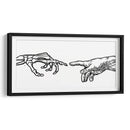 Life and Death - Line Art | Cuadro decorativo de Canvas Lab