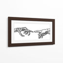 Life and Death - Line Art | Cuadro decorativo de Canvas Lab