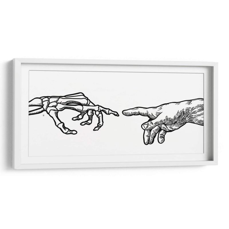 Life and Death - Line Art | Cuadro decorativo de Canvas Lab