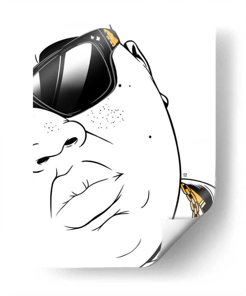 Biggie Lines - Line Art | Cuadro decorativo de Canvas Lab