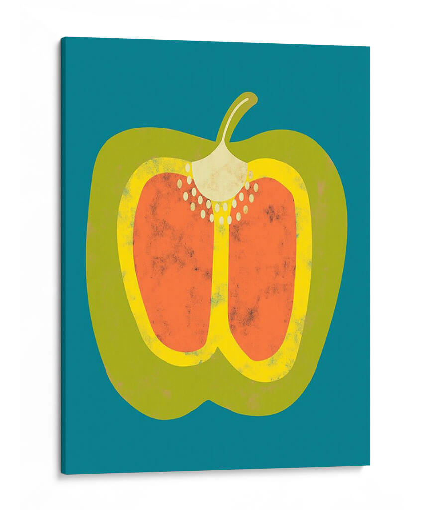 Fiesta Veggie Vi - Chariklia Zarris | Cuadro decorativo de Canvas Lab
