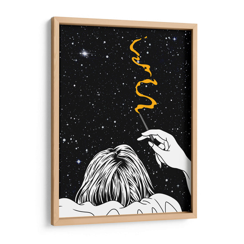 Full of Stars - Line Art | Cuadro decorativo de Canvas Lab