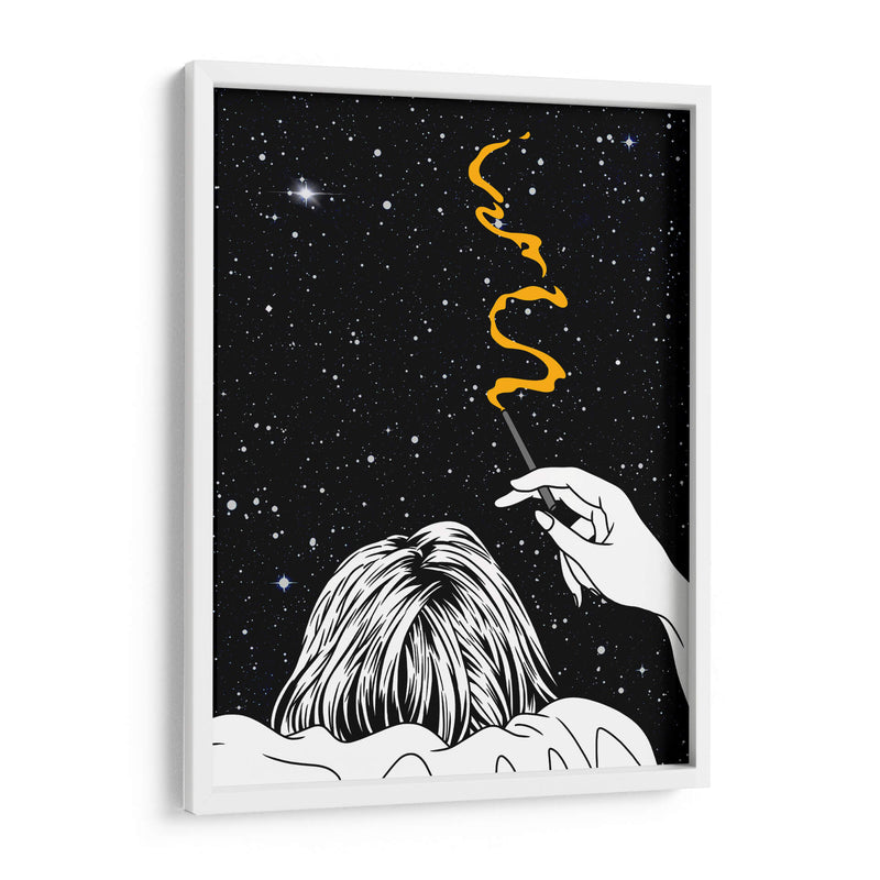 Full of Stars - Line Art | Cuadro decorativo de Canvas Lab