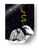 Full of Stars - Line Art | Cuadro decorativo de Canvas Lab