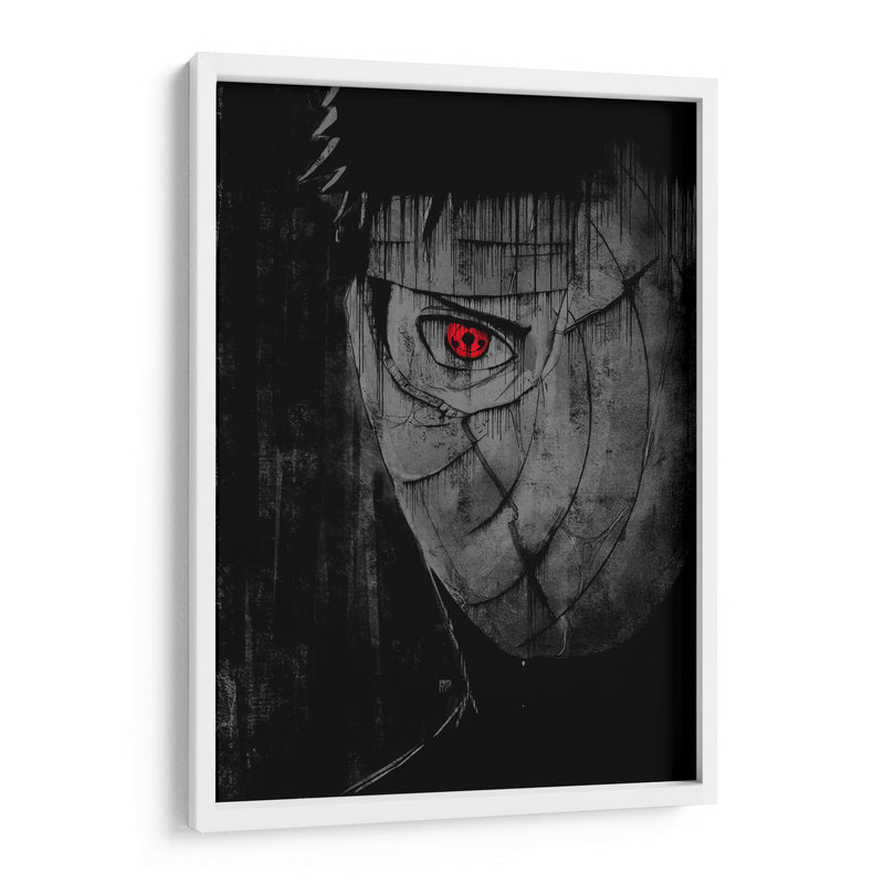 Obito Sharingan - Dry Ink | Cuadro decorativo de Canvas Lab
