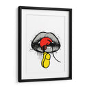 Mouse Trap Lips - Line Art | Cuadro decorativo de Canvas Lab