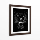 Tiger Lines - Line Art | Cuadro decorativo de Canvas Lab