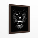Tiger Lines - Line Art | Cuadro decorativo de Canvas Lab