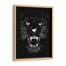 Tiger Lines - Line Art | Cuadro decorativo de Canvas Lab