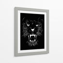 Tiger Lines - Line Art | Cuadro decorativo de Canvas Lab