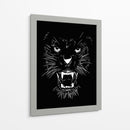 Tiger Lines - Line Art | Cuadro decorativo de Canvas Lab