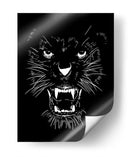 Tiger Lines - Line Art | Cuadro decorativo de Canvas Lab