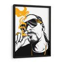 Snoop Golden Smoke - Line Art | Cuadro decorativo de Canvas Lab